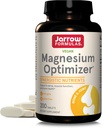 Jarrow Formulas Magnezyum Optimizer - 200 Tablet - Bone Health & Muscle Function - Egzersiz & Endurance Faydaları - Taurine, P5P & Vitamin B6 - 100 Hizmet