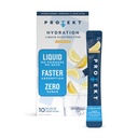 PROTEKT Elektrolyte Packets for Recovery & Hydration | Organik & Sugar-Free Electrolytes Drinks | Works Faster Than Toz Drink | On-Go Liquidtion Drink | Lemonade, 10 Pack