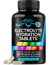 Electrolytes - Electrolyte Tabletleri Magnezyum, sodyum, Pyum, Chloride, Vitamins D3 & B6, Kelp Toz - Salt Pills - ABD'de Yapılacak - Oral Tabletler Capsules - Vegan & Keto Friendly - 120 Tabs