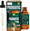 Kediler için Canis &Cattus Probiyotikleri - Sıvı Kedi Gaz, Bloating, Diarrhea & Upset Stomach - Easy-Mix Drops - 2 oz