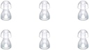 (6parça/lot) BTE,ITE ve Pocket İşitme Yardımları Kulak Bud Emekliliği (Küçük {{8mm)
