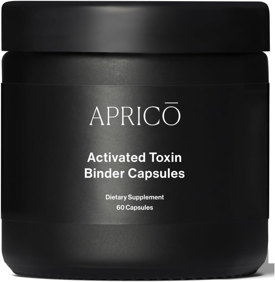 Aprico Aktif Toxin Binder Capsules Aktif Charcoal, Zeolit ve Aloe Vera - Detox Desteği (60 Capsules)