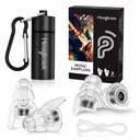 Hearprotek Konser Ear Plugs, 2Pairs Reusable high Fidelity Musician Ear Plugs for Concerts Loud Music-Noise Beton kulak kapakları Rave,Festival, Music,Tinnitus Relief