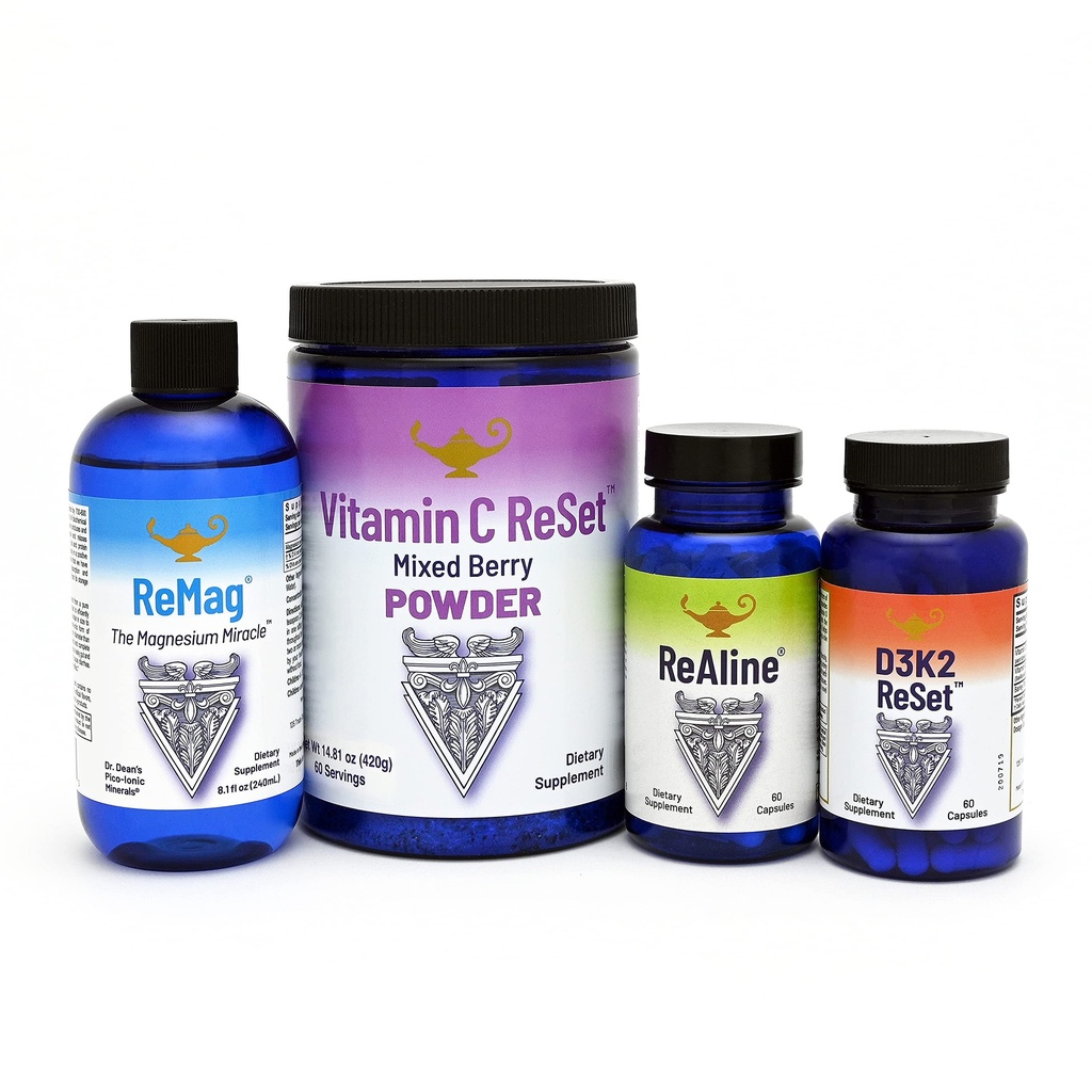 RnA ReSet - The Longevity Sche - ReMag Magnezyum, C, Vitamin D, ReAline Vitamin B Kompleks