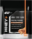 EC Sports Whey+ Protein Toz, Chocolate Peanut Butter Mix w/Digestive Enzymes - Isolate Supplement, Collagen w w/Swift Reform - 30 Hizmet