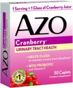 AZO All Natural Tempd Cranberry Tabletleri, 50 Kont (Pack of 3)