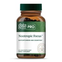 GAIA HERBS PRO Nootropic Focus - Brain Health Support Supplement* - Nootropic Supplement with Saffron, Ginkgo Leaf Extract & Lemon Balm - Vegan, Gluten-Free - 40 Liquid Phyto-Caps (20 hizmet)