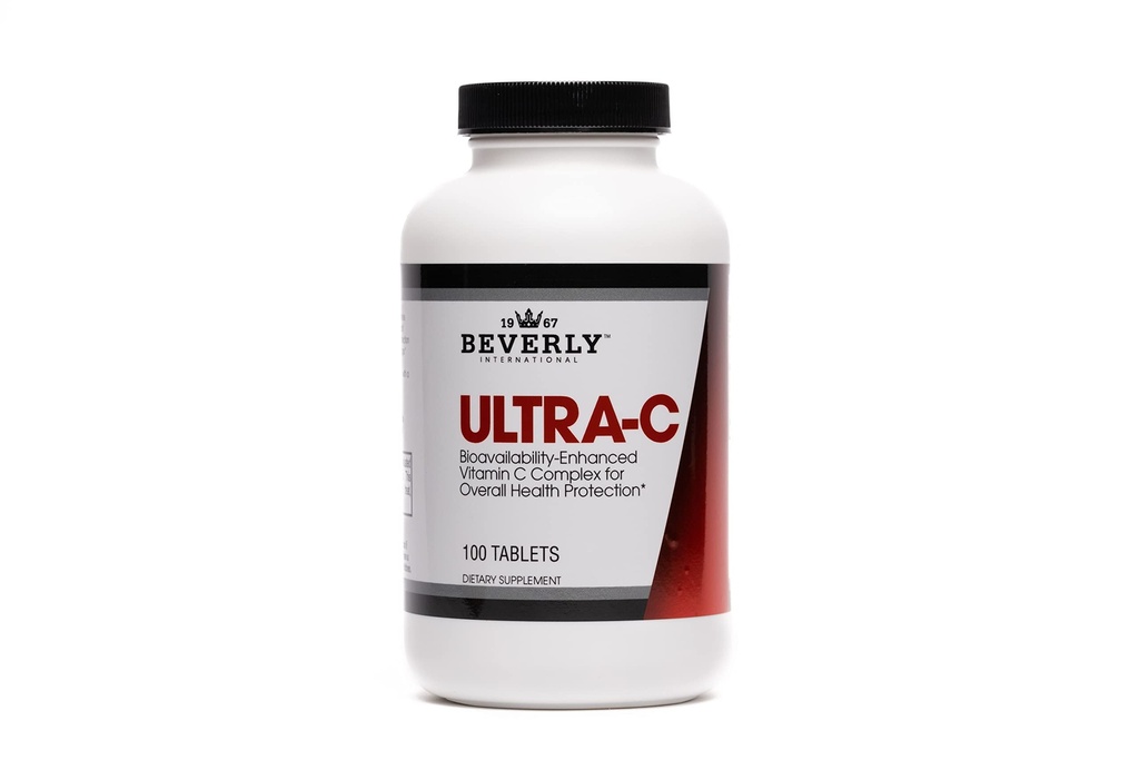 Beverly International Ultra-C, 100 Sustained-Release Vitamin C Tabs. Genel Wellness ve Kurtarma için ideal. Farmasötik Not, CBoost Your C