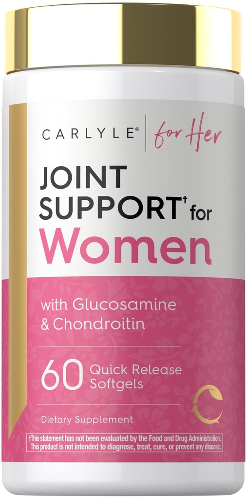 Carlyle Ortak Destek Kadınlar için | 60 Softgels | Omega-3 ve Collagen, ile Kompleks | Non-GMO, Gluten Free