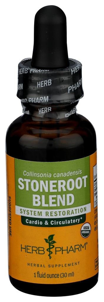 Herb Pharm, Cardiovascular ve Circulatory Desteği için Organik Taşroot Ölçeği Onayladı, 1 Oz