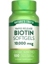 Nature's Truth Biotin 10.00006 | Hızlı Yayın Softgels | 100 Count | Non-GMO & Gluten Free Supplement Supplement