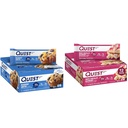 Quest Blueberry Muffin (12 Count) ve White Chocolate Raspberry (12 Count) Protein Bars Sche, Yüksek Protein, Gluten Free