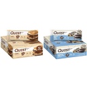 Quest S'mores & Cookies & Cream Dipped Protein Bars Sche, High protein, Gluten Free, Keto, 12 Count