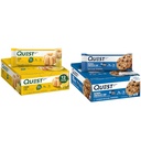 Quest Lemon Kek (12 Kont) ve Oatmeal Chocolate Chip (12 Kont) Yüksek Protein Gluten Ücretsiz Bars