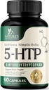5 Hidroxytryptophan Capsules - Beyin Sağlığı ve Uyku Desteği için 5 HTP Supplement Plusbalık hizmeti için 180 mg, Ekstra Kuvvet Griffonia Simplicifolia 5-HTP Formula, 5HTP, ABD Şişe - 60 Capsules