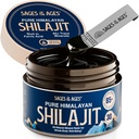 Saf Himalaya Shilajit Giyim – Erkekler ve Kadınlar için 500 mg Max Strength Organik Fulvic asit Kompleksi – Lab 85+ Trace Minerals – Enerji, Stamina & Zihin Performansı – 30 g Jar Jar Jar