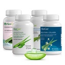 AloeCure Organik Aloe Vera Capsules Pack - 4 Adet - Melatonin + Collagen, VeraFlex, Aloe Vera Capsules, Probiyotik + Enzyme