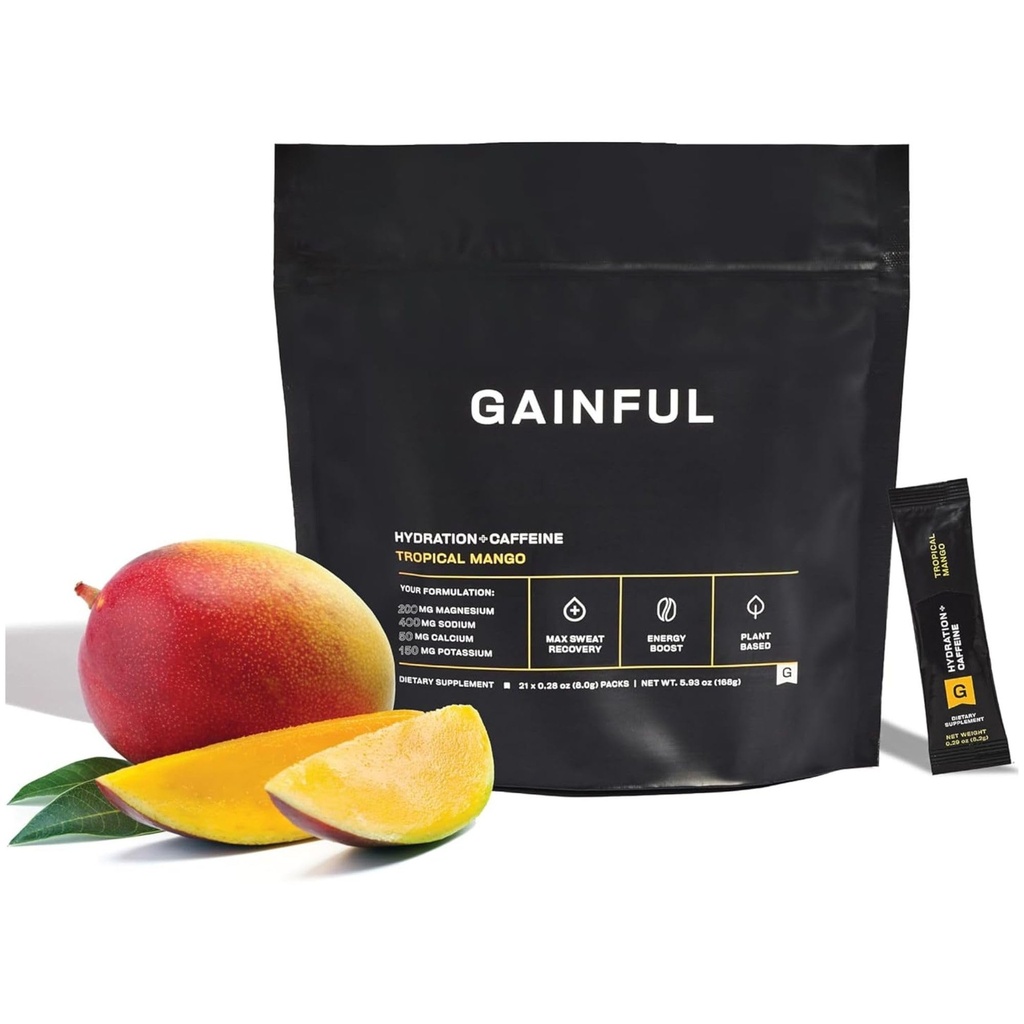 Taklit & Magnezyum + L Theanine, Low Sugar Mix, Tropikal Mango, 21 Sticks