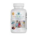 Nature's Lab Kid's Multi Natural Chewable Vitamins - Complete Children's Multivitamin with Iron, Magnezyum, çinko & Food - Karma Berry Flavor - 120 Tabletler için