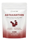 Astaxanthin 12 mg Antioksis Supplement – Doğal Mikroalgae Kaynağı – Lipid-Based Softgel gelişmiş Aborpsiyon için - Bilişsel, Vizyon ve Ortak Destek - 30 Softgels (Pazar 1)