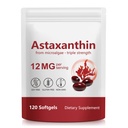 Astaxanthin Supplements, Supports Eye, Joint, Internal Circulation, Skin Health, Astaxanthina Antioksi Supplements (1Bag120P)