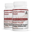 TURNER New Zealand Astaxanthin Power ile UAF1000+, Antioksi Supplement, 12 mg Astaxanthin, 60 Hizmet, 2 Şişe