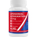 35mg Liposomal Astaxanthin Supplement - Skin, Joint & Eye Health için Güçlü Anti-Aging Formula - Pure Astaxanthin - Vegan, Non-GMO, 60 Capsules