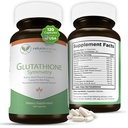 Glutathione Symmetry | S-Acetyl Glutathione Supplement | Antioxidants & Detoxification Supplement | Natural Cellular Support | All-Natural, Vegan, Non-GMO, 120 caps