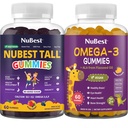 Nu Best Sche: Kapsamlı Kalkınma için Günlük Gummies, Beyin Sağlığı, Göz Sağlığı Uzun Gummies ve Omega 3 Çocuklar ve Gençler için Flaxse Petrol