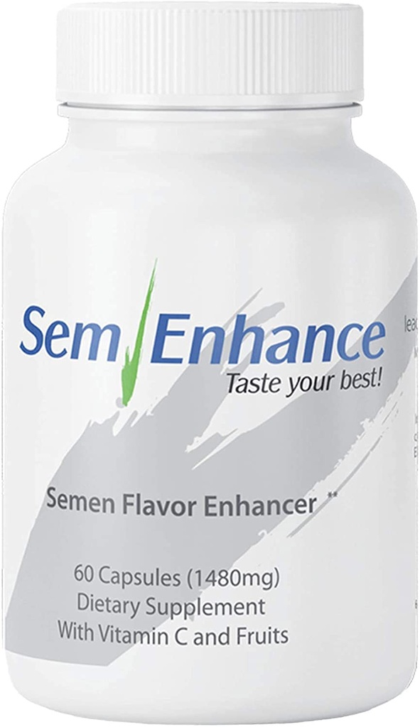 Semenhance - Semen Taste Fruity Men's Formula with Pineapple & Vitamin C - Erkekler için Meyve bazlı Supplement - 60 Capsules