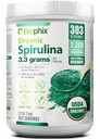 Biyophix Organik Spirulina Toz, 2.2 Lbs 100% Pure Spirulina Blue Green Algae Toz, Vegan, GMO, Non-Irradiated, USDA Sertifikalı, En İyi Protein Superfood