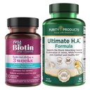 Saf Ürünler GÖR - MyBiotin ProClinical + Ultimate H.A MyBiotin ProClinical (Biotin, MB40X Matrix, Astaxanthin) - Ultimate H.A. (BioCell Collagen, Quercetin, Hyaluronic Acid +More)