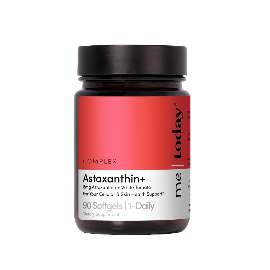 Bugün Kompleks Astaxanthin+ 8mg Supplement - Güçlü Antioksit Yumuşakgels - Beyaz Domatesi ile Doğal Cilt Sağlığı ve Hücresel Wellness Kompleksi - 90 Hizmet