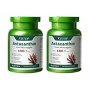 Şişeler Astaxanthin 6 mg, Premium Astaxanthin Supplement with Antioksi Activity, Supports Eye, Skin, Joint, and Immune System Health. Fresh Microalgae Source, Non-GMO, glutensiz - 120 yumuşakgels