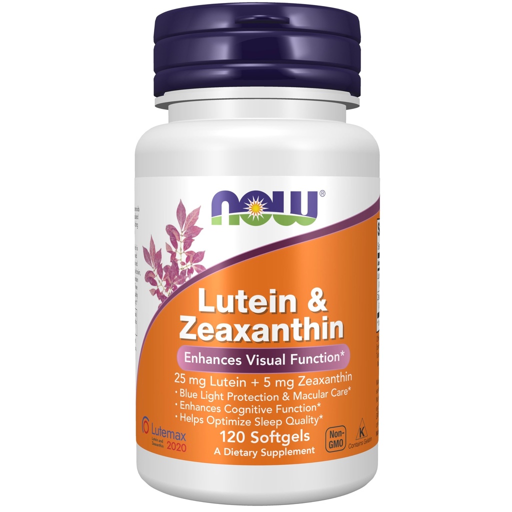 Şimdi Tamamlar, Lutein & Zeaxanthin 25 mg Lutein ve 5 mg Zeaxanthin, 120 Softgels