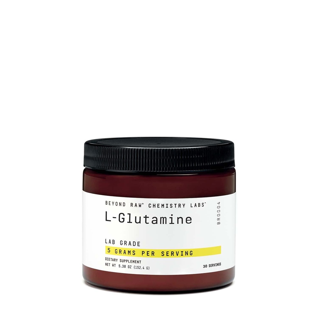 Beyond RAW Chemistry Labs L-Glutamine Toz, Supports Muscle Function, Lab Grade, 30 Hizmet