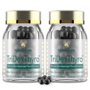 Tiroid Tamamı – TriDexThyroTM Raw Desiccated Yourroid Kompleks 375 mg with Bovine, Porcine & Ovine – 120 Capsules for Women and Men(2 Pack)