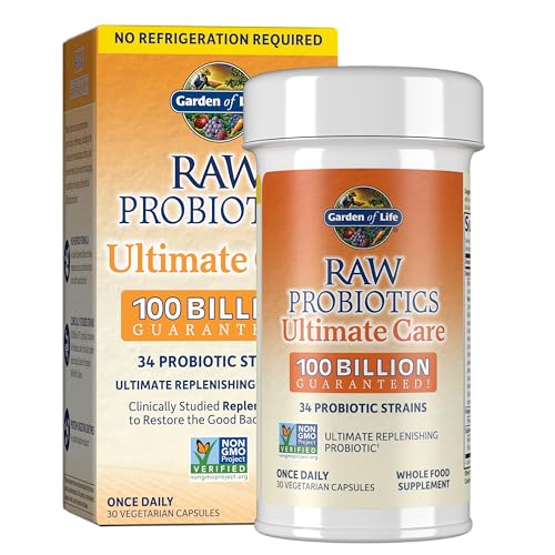 Life Raw Probiyotiks for Women and Men Ultimate Care 100 Milyar CFU Raf Stable & çinko Supplements 30 mg High Potency Raw çinko ve C Multimineral Supplement