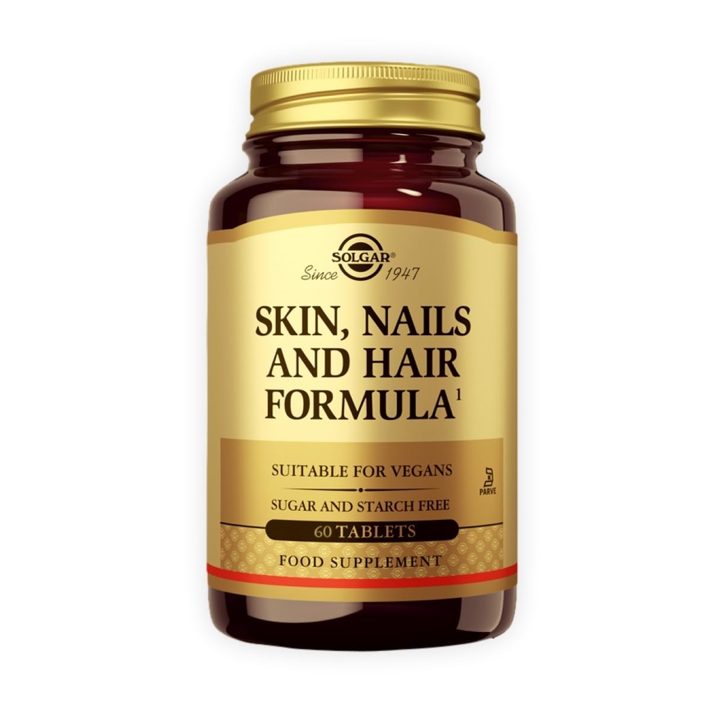 SOLGAR, Skin, Nails & Saç Tabletleri, 60 Kont