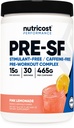 Nutricost Stim-Free Pre-Workout, 30 Hizmet (Pink Lemonade) - Caffeine Free, Stimulant Free, Non-GMO, Gluten Free