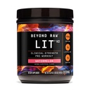 BEYOND RAW LIT V2 Klinik Güçlü Pre Workout Toz, Hits Harder, Daha Büyük Pumps, Caffeine, L-Citrulline, Kretine, Watermelon, 30 Hizmet