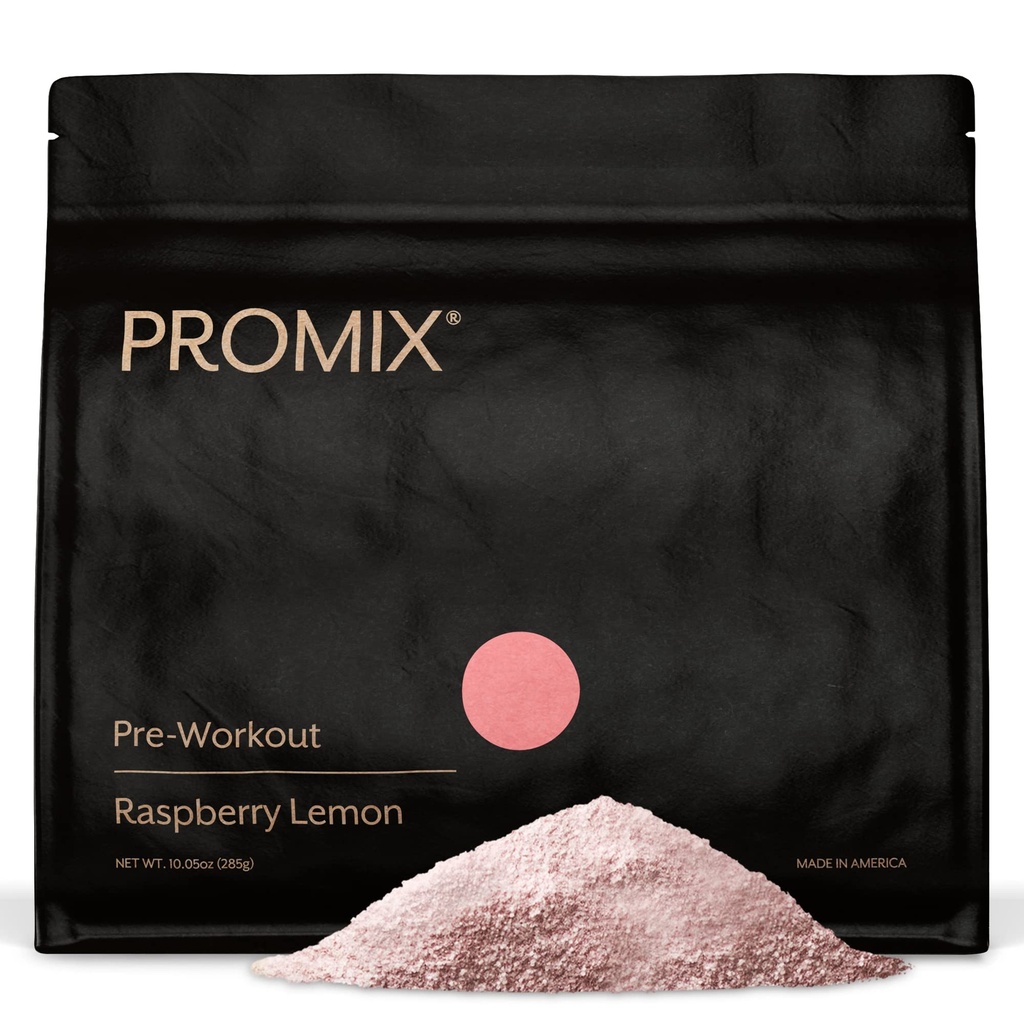 ProMix Beslenme Pre-Workout Toz, Raspberry Lemon - Max enfeksiyon ve Gelişmiş Enerji - Vitamin B12, Caffeine, Beta-Alanine & L-Tyrsosine - 30 Hizmet ( 1)