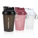 Protein Mixes için 3 Pack Shaker Şişeler, 17 oz Küçük Protein Shaker Şişe, İşout için Parlatıcı Topla, Ted-Free & Dishwasher Güvenli (Black, White, Pink)
