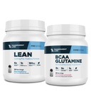 Gap Labs Lean Pre-Workout Toz (30 hizmet, Blue Raspberry) & BCAA Glutamine (30 hizmet, Strawberry Lemonade)