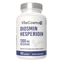 Diosmin Hesperidin 1200 mg Kompleksi, 240 Capsules, Citrus Bioflavonoyaks Rich Fruit Extract, 100% Vegetarian, Non-GMO & Gluten Free (180 Kont)