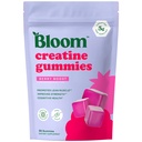 Bloom Kretine Monohidrat Gummies, 5g Per Servis, Sugar Freetine Gummy for Workout, Strength, Cognitive Health & Lean Muscle Support, Gluten Free & Non GMO, Berry Boost, 36 Gummies, 12 SVG