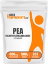 BulkSupplements.com Palmitoylolamid Toz - Pea Supplement, Palmitoyl etanolamid for Immmune Support - Gluten Free, 600 mg per Service, 500g (1.1 lbs) (Pack of 1)
