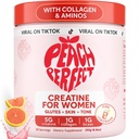 Kadınlar için Mükemmel Kreat - Mikronizedt Kreat Monohidrat Toz BCAA & Collagen for Glute Strength Support, Boosts Energy, Focus, Strength, and Endurance – Pink Lemonade, 30 Hizmet