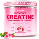 Creatine Gummies for Women, Creatine Monohydrate Gummies with Collagen