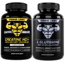 Prime Labs Kretine HCl Capsules (60 ct) + L Glutamine (180 ct)